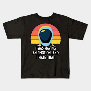 Murderbot Diaries SecUnit Having an Emotion Kids T-Shirt